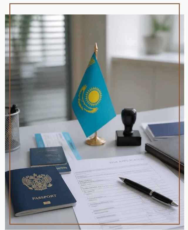Оформление визы в Казахстан для поездки и работы в Барнауле