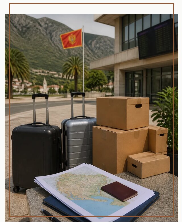 Полное сопровождение переезда в Черногорию в Барнауле