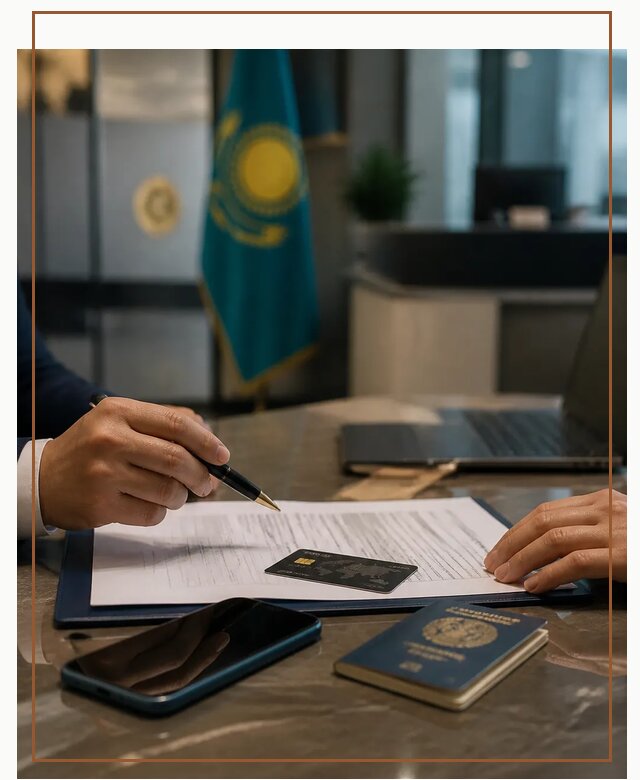 Открытие счета и банковской карты в Казахстане в Барнауле